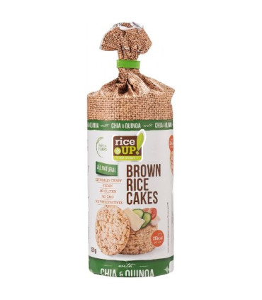 Galettes de Riz Brun au Quinoa et Chia Rice Up 120g كعك الأرز البني بالكينوا والشيا رايس آب