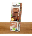 Saveur et Nature Bouchées Praliné Noisette Enrobées de Chocolat au Lait 45g  قطع برالينيه بالبندق مغطاة بالشوكولاتة بالحليب