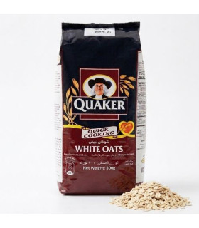 Quaker Flocons d'Avoine Blancs 500g كويكر رقائق الشوفان البيضاء