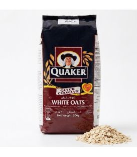 Quaker Flocons d'Avoine Blancs 500g كويكر رقائق الشوفان البيضاء