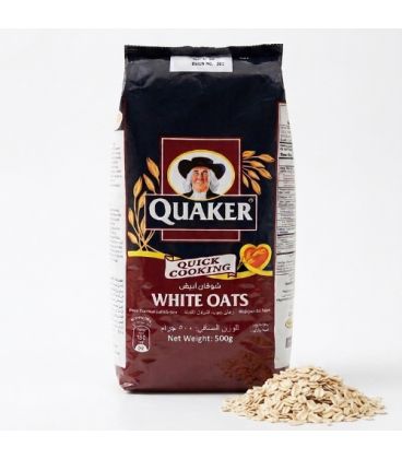 Quaker Flocons d'Avoine Blancs 500g كويكر رقائق الشوفان البيضاء