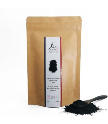 Bijin Charbon Végétal en Poudre 50g  بيجين فحم نباتي مسحوق