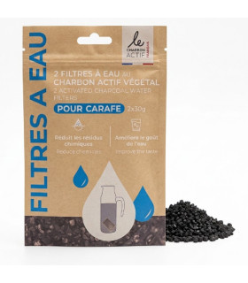 Bijin Filtres à Eau Charbon Actif Granulé 2 x 30g  بيجين فلاتر ماء فحم نشط حبيبات