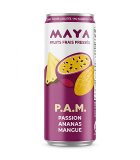Maya Canette Passion Ananas Mangue 330ml  مايا علبة باشن فروت أناناس مانغو
