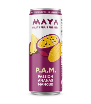 Maya Canette Passion Ananas Mangue 330ml  مايا علبة باشن فروت أناناس مانغو