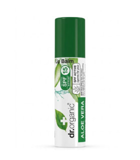 Dr Organic Baume à Lèvres à l’Aloe Vera 5.7ml  دكتور أورغانيك   بلسم الشفاه  بالألوي فيرا