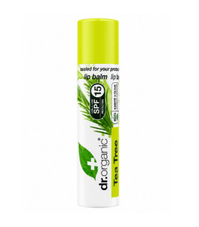 Dr Organic Baume à Lèvres Tea Tree 5.7ml  دكتور أورغانيك بلسم الشفاه بشجرة الشاي