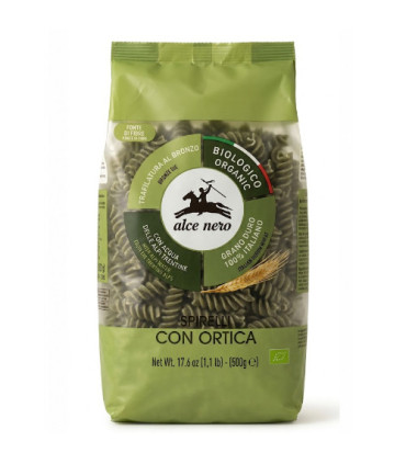 Alce Nero Pâtes Spirelli aux Orties 500g   معكرونة سبيريلي بالقراص