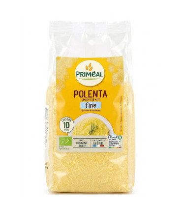 Priméal – Polenta, semoule de maïs complète bio 500 g  – سميد الذرة الكامل العضوي