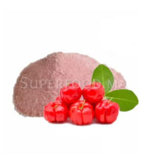 Acérola en poudre Vitamine C naturelle. السيرولا أسيرولا