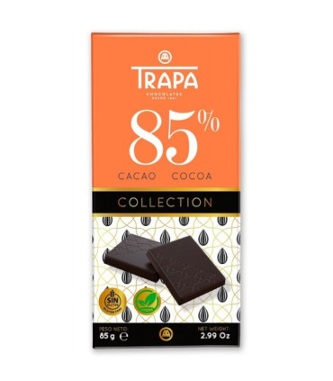 Chocolat Noir TRAPA  74% / 85% / 95%  شوكولاتة سوداء