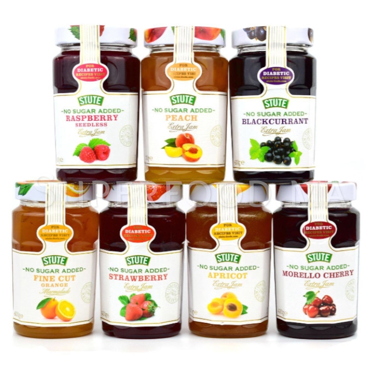 Confiture Sans Sucre Abricot / Fraise / Framboise / Cerise / Orange / Cassis / Pèche  مربى بدون سكر