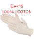 Gants 100% coton ambidextres Made in Germany قفازات %100 قطنية