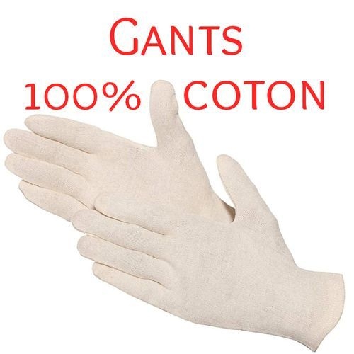 Gants 100% coton ambidextres Made in Germany قفازات %100 قطنية