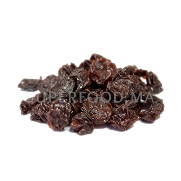 Cerises séchées dénoyautées au Marocالكرز الجاف