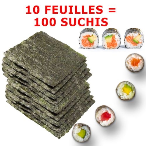 Feuilles de Sushi (Nori) au Maroc  اوراق السوشي(طحالب النوري)