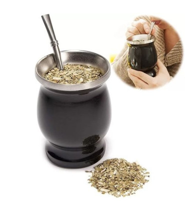 Cuilère paille en inox pour tisane et thé au Maroc