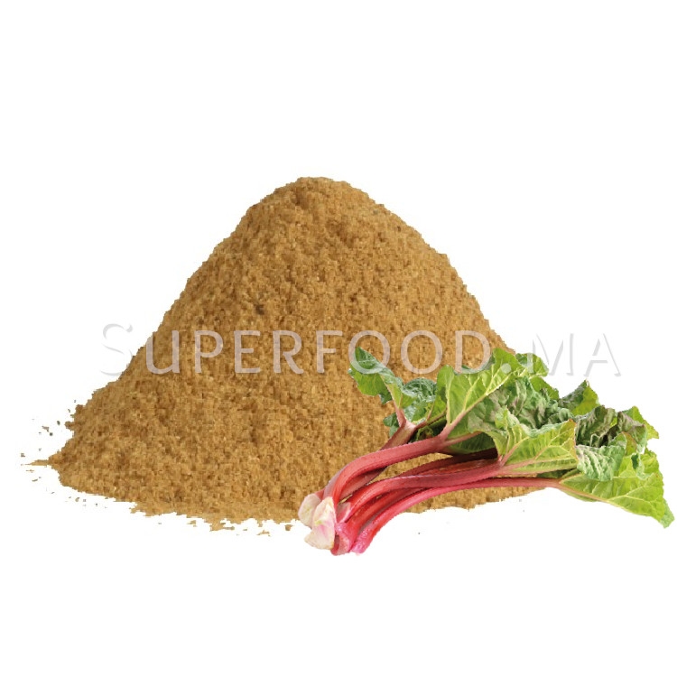 Racine de rhubarbe au Maroc جذور الراوند