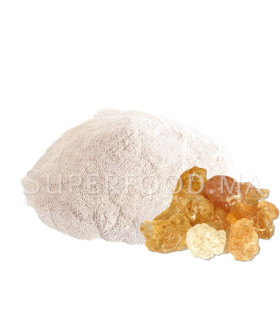 Gomme Arabique en poudre  الصمغ العربي الهشاب