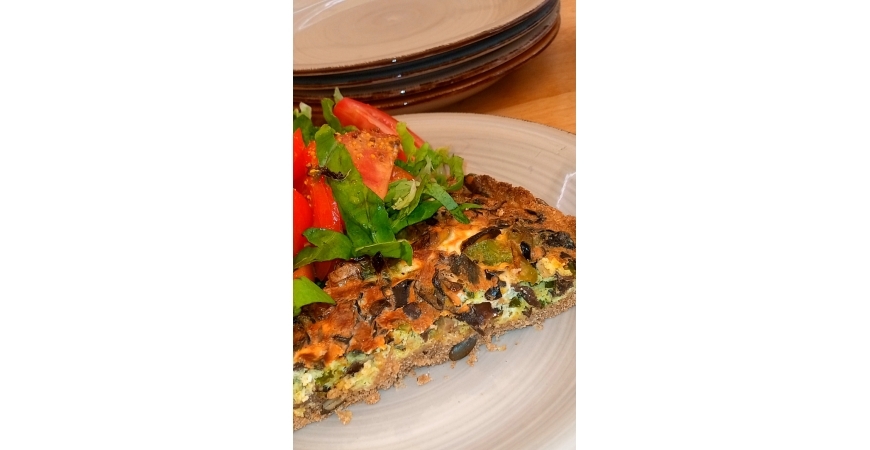QUICHE AUX CHAMPIGNONS NOIRS