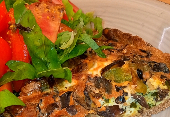 QUICHE AUX CHAMPIGNONS NOIRS
