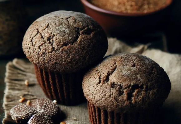 MUFFINS À  LA FARINE DE SARRASIN 